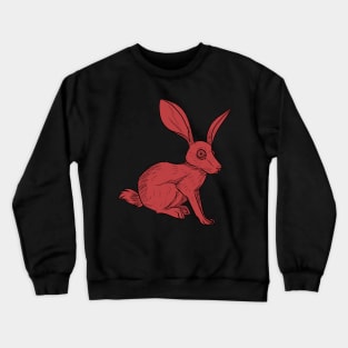 Haunted Red Hare Crewneck Sweatshirt